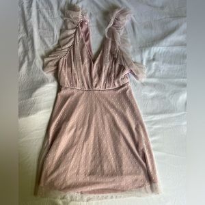 Gianni Bini Light Pink Flowy Mini Dress Size Medium
